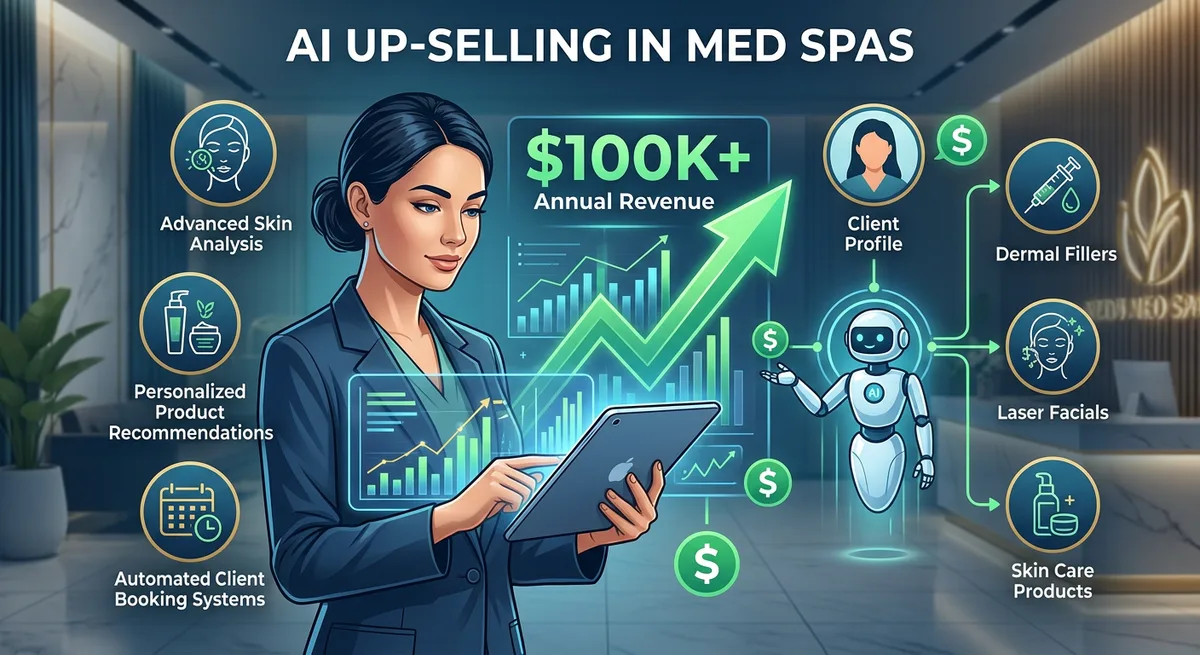 AI Upselling in Med Spas: How to Grow Revenue Per Visit